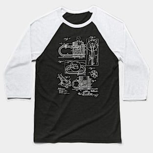 water massage apparatus Vintage Patent Hand Drawing Baseball T-Shirt